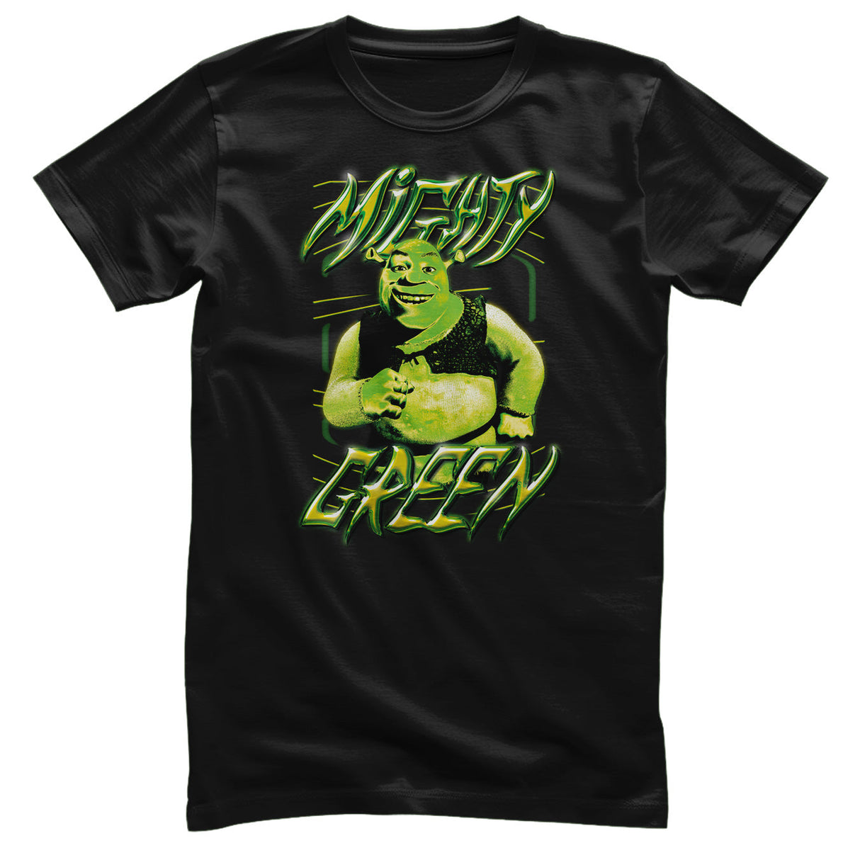 Shrek - Mighty Green Graffiti Mens T-Shirt