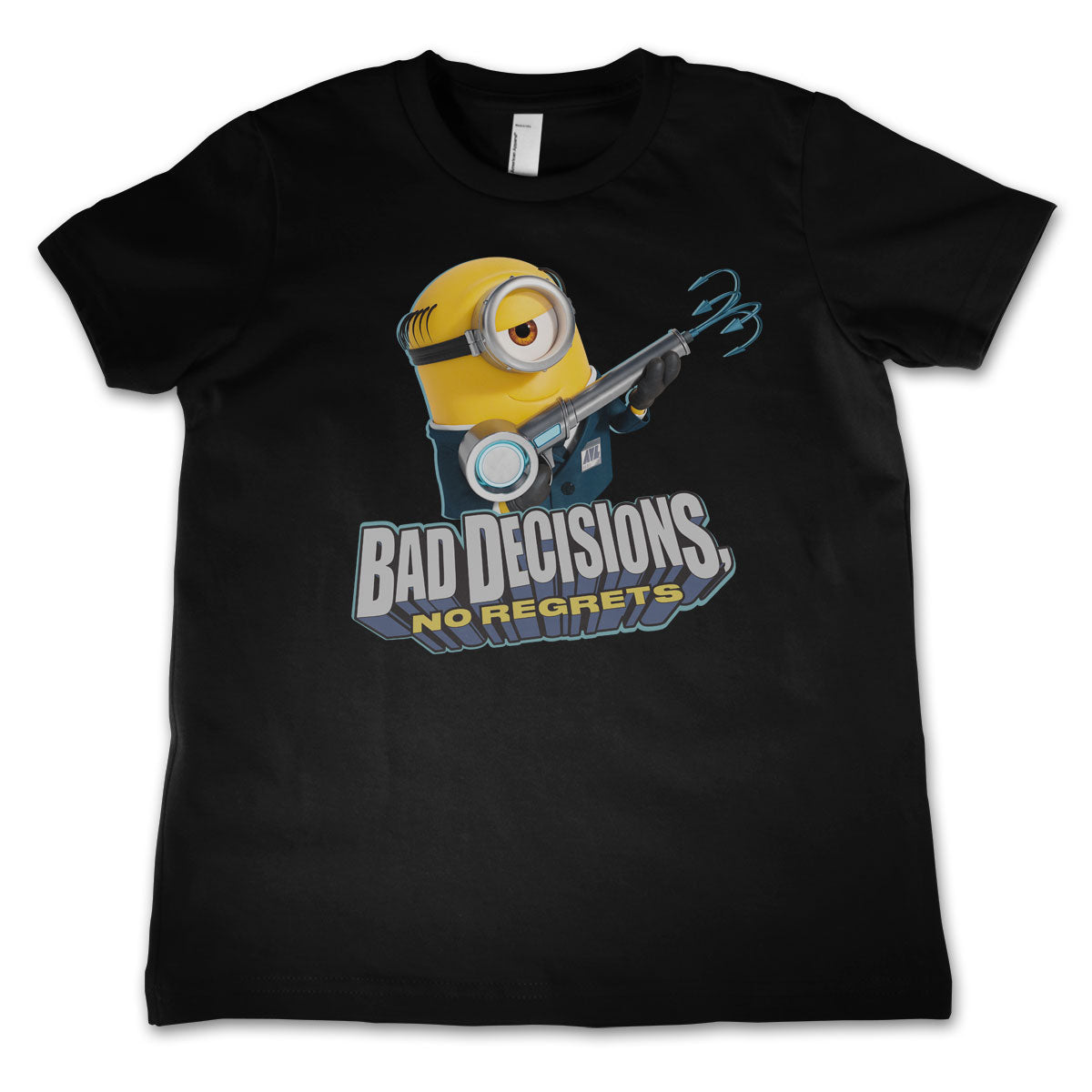 Minions - Bad Decisions No Regrets Kids T-Shirt