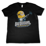 Minions - Bad Decisions No Regrets Kids T-Shirt