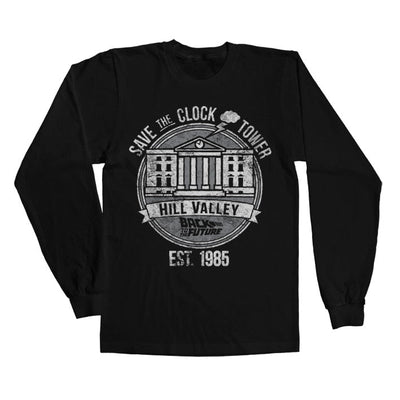 Back To The Future - Save The Clock Tower Long Sleeve T-Shirt