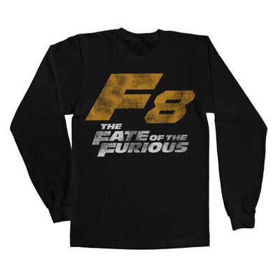 Fast & Furious - F8 Distressed Logo Long Sleeve T-Shirt