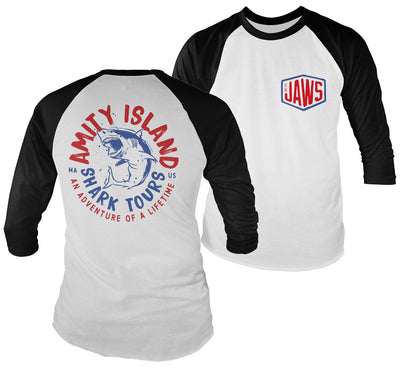 JAWS - Adventure Of A Lifetime Baseball Long Sleeve T-Shirt