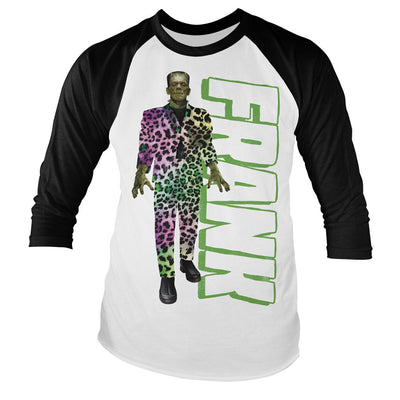 Universal Monsters - Fresh Frank In Suit Baseball Long Sleeve T-Shirt