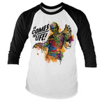 Universal Monsters - Colorful Mummy Baseball Long Sleeve T-Shirt