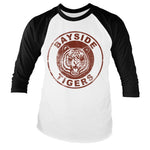 Saved By The Bell - Bayside Tigers Washed Logo Baseball Long Sleeve T-Shirt