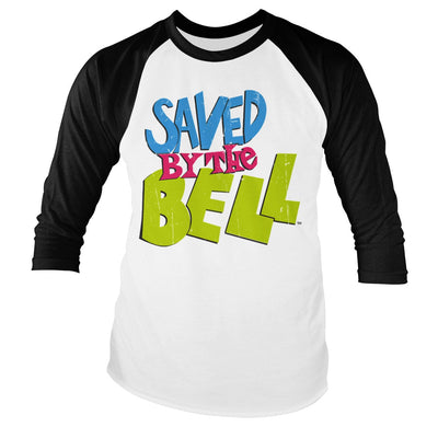 Saved By The Bell - Distressed Logo Baseball Long Sleeve T-Shirt