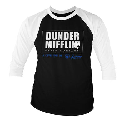 The Office - Dunder Mifflin - Division of Sabre Baseball Long Sleeve T-Shirt