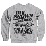 Back to the Future - Doc Brown Time Travel Agency Sweatshirt