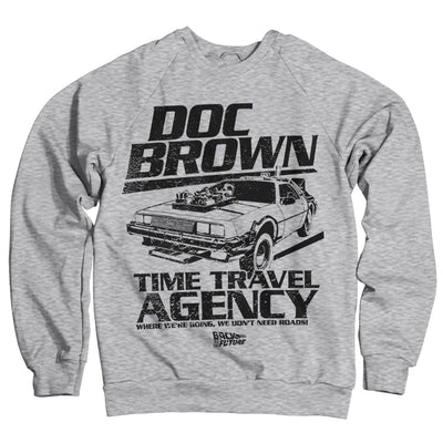 Back To The Future - Doc Brown Time Travel Agency Sweatshirt