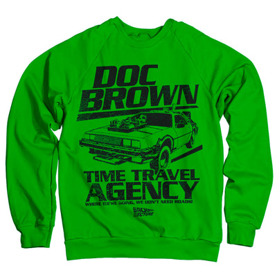 Back To The Future - Doc Brown Time Travel Agency Sweatshirt