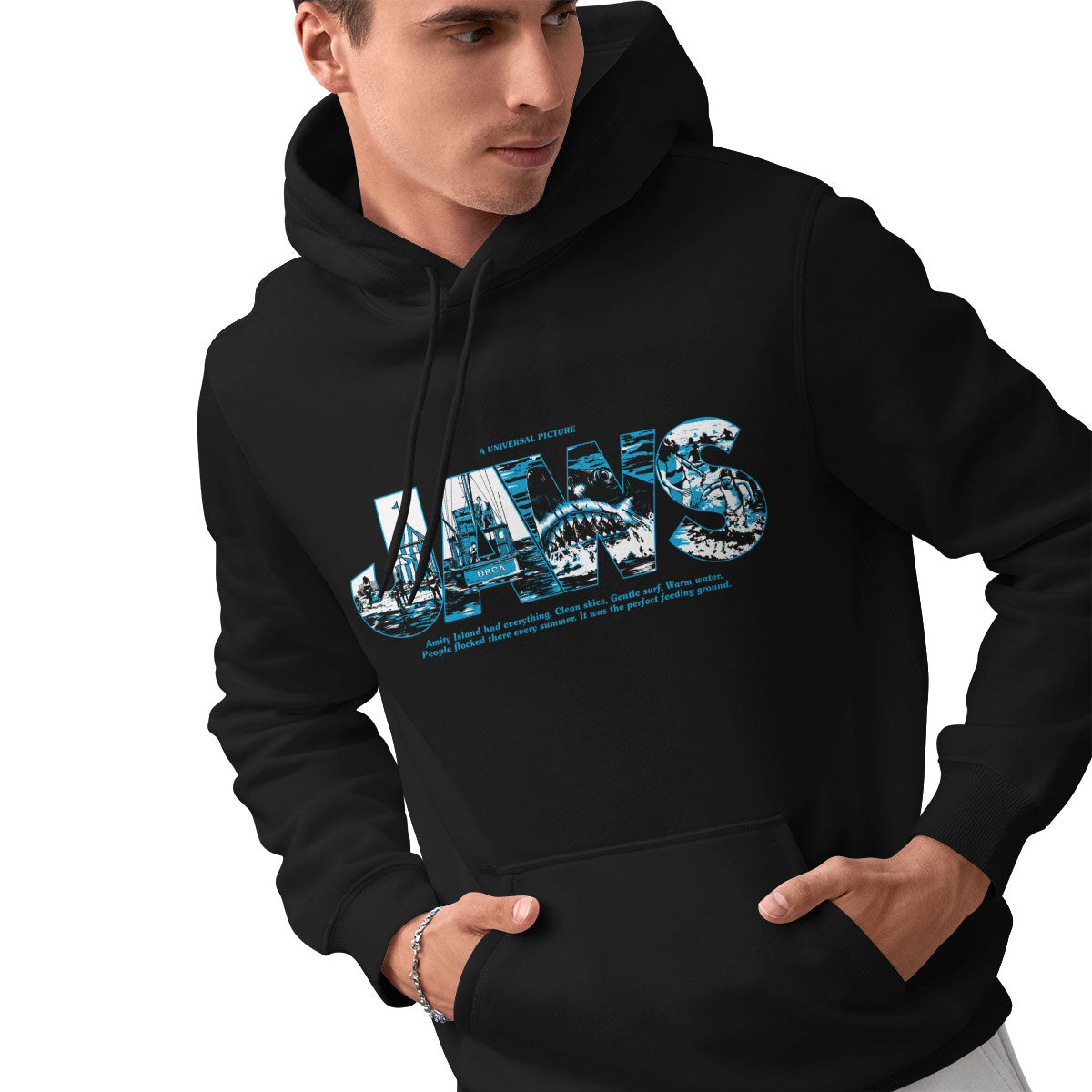 JAWS - Logo Scenes Hoodie