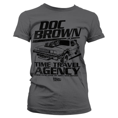 Back To The Future - Doc Brown Time Travel Agency Women T-Shirt