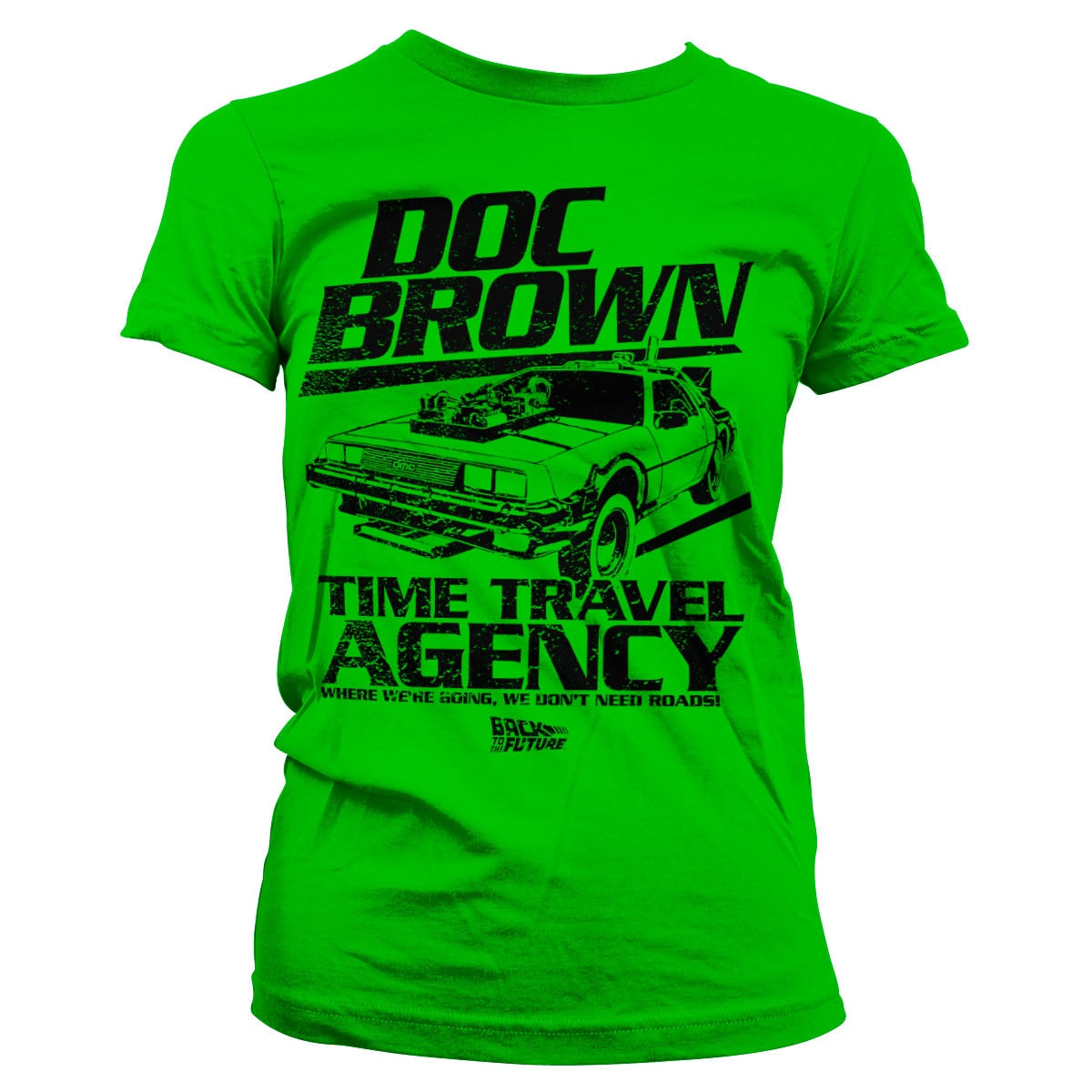Back to the Future - Doc Brown Time Travel Agency Women T-Shirt