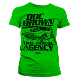 Back to the Future - Doc Brown Time Travel Agency Women T-Shirt