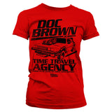 Back to the Future - Doc Brown Time Travel Agency Women T-Shirt