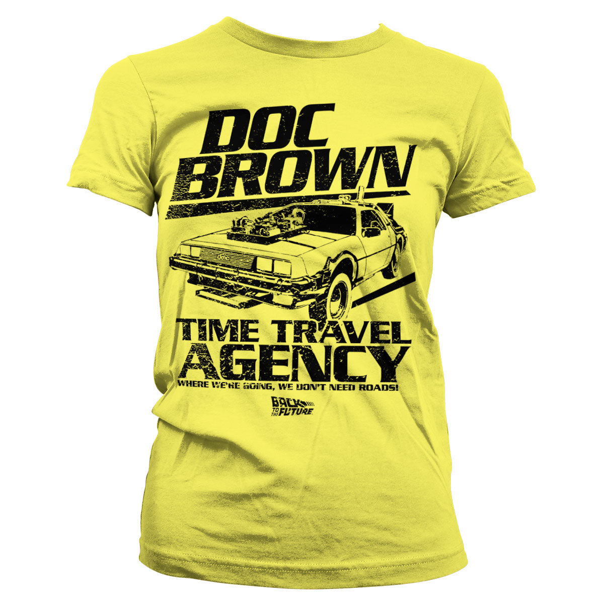 Back to the Future - Doc Brown Time Travel Agency Women T-Shirt