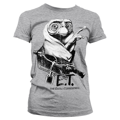 E.T. - Biking Distressed Women T-Shirt