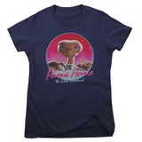 E.T. - Phone Home Retro Circle Women T-Shirt