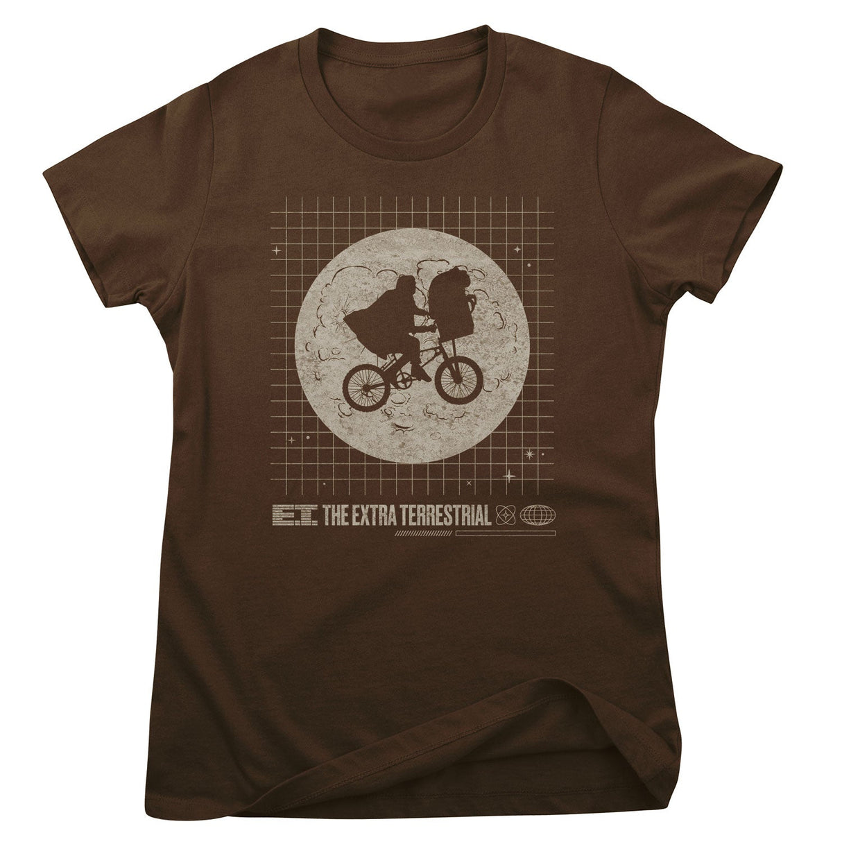E.T. - Washed Grid Women T-Shirt