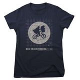 E.T. - Washed Grid Women T-Shirt