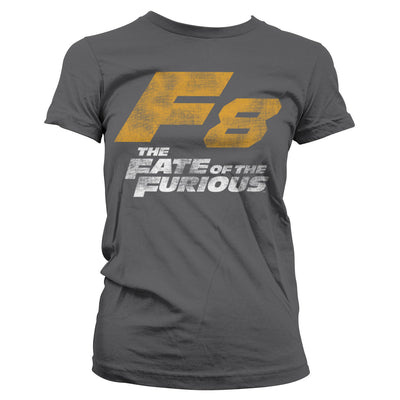 Fast & Furious - F8 Distressed Logo Women T-Shirt