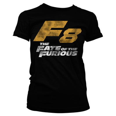 Fast & Furious - F8 Distressed Logo Women T-Shirt