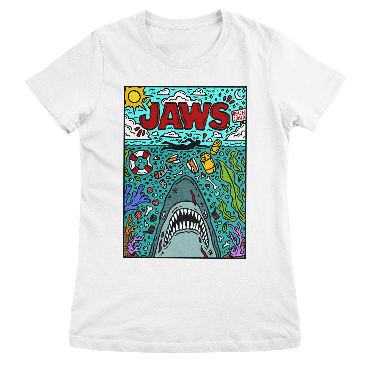 JAWS - Doodler Poster Women T-Shirt