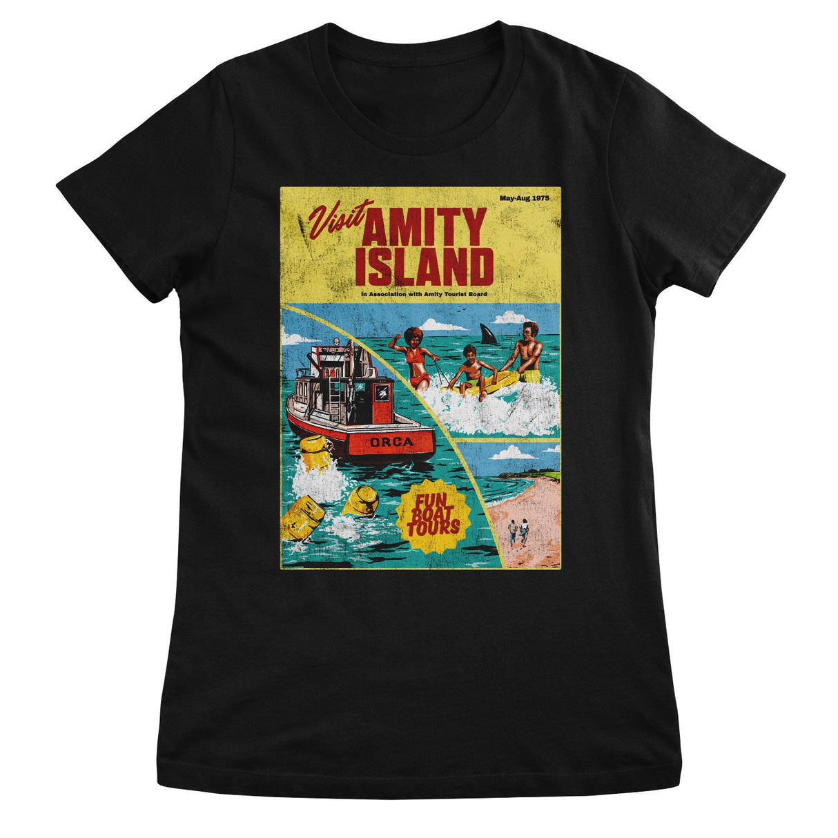 JAWS - Visit Amity Island Retro Women T-Shirt