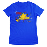 JAWS - Amity Island Map Women T-Shirt