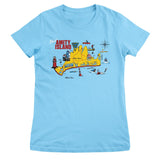 JAWS - Amity Island Map Women T-Shirt