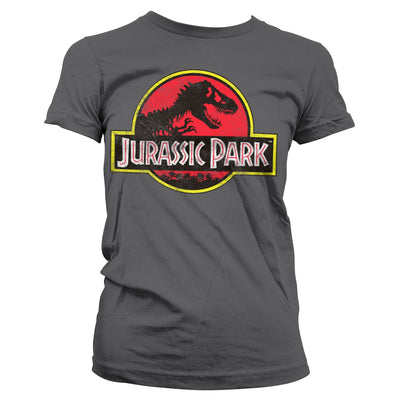 Jurassic Park - Distressed Logo Women T-Shirt