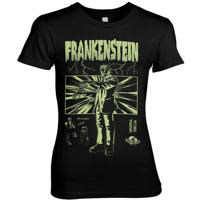 Universal Monsters - Frankenstein Retro Women T-Shirt