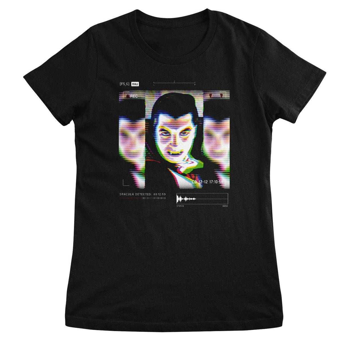 Universal Monsters - Dracula on CCTV Women T-Shirt