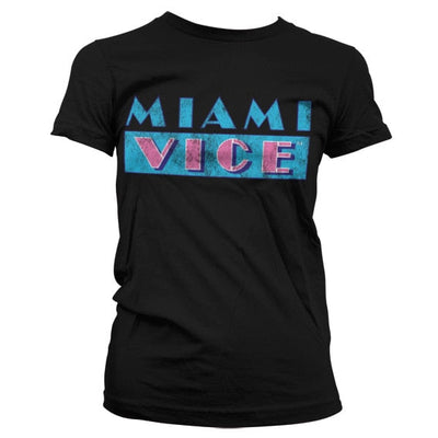 Miami Vice - Distressed Logo Women T-Shirt