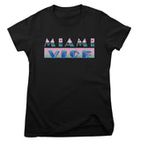 Miami Vice - Airbrush Logo Women T-Shirt