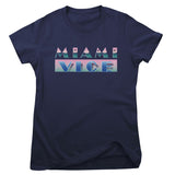 Miami Vice - Airbrush Logo Women T-Shirt