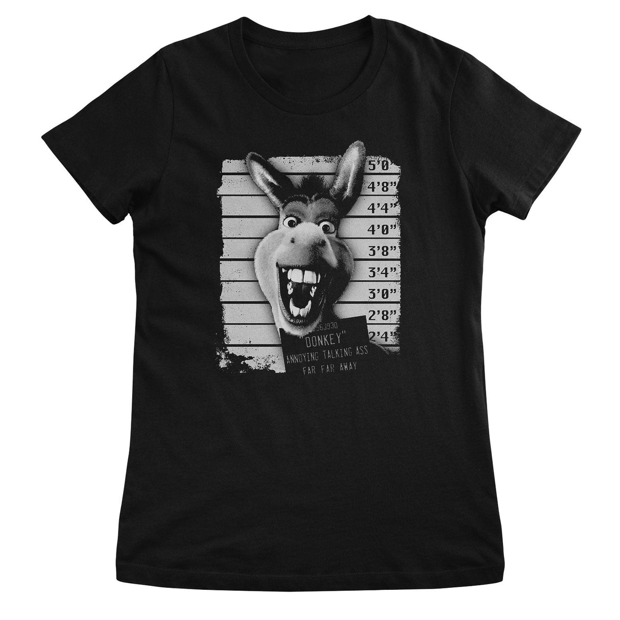 Shrek - Donkey MugShot Women T-Shirt