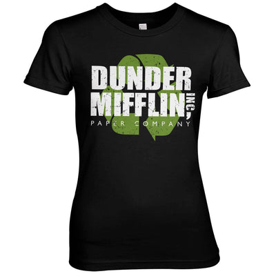 The Office - Dunder Mifflin Recycle Logo Women T-Shirt