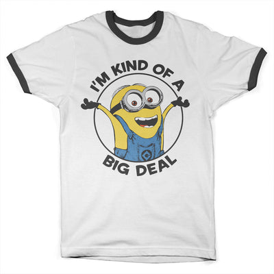 Minions - I'm Kind of A Big Deal Ringer Mens T-Shirt