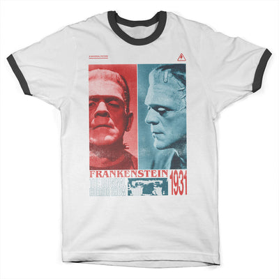 Universal Monsters - Frankenstein - Horror Show Ringer Mens T-Shirt