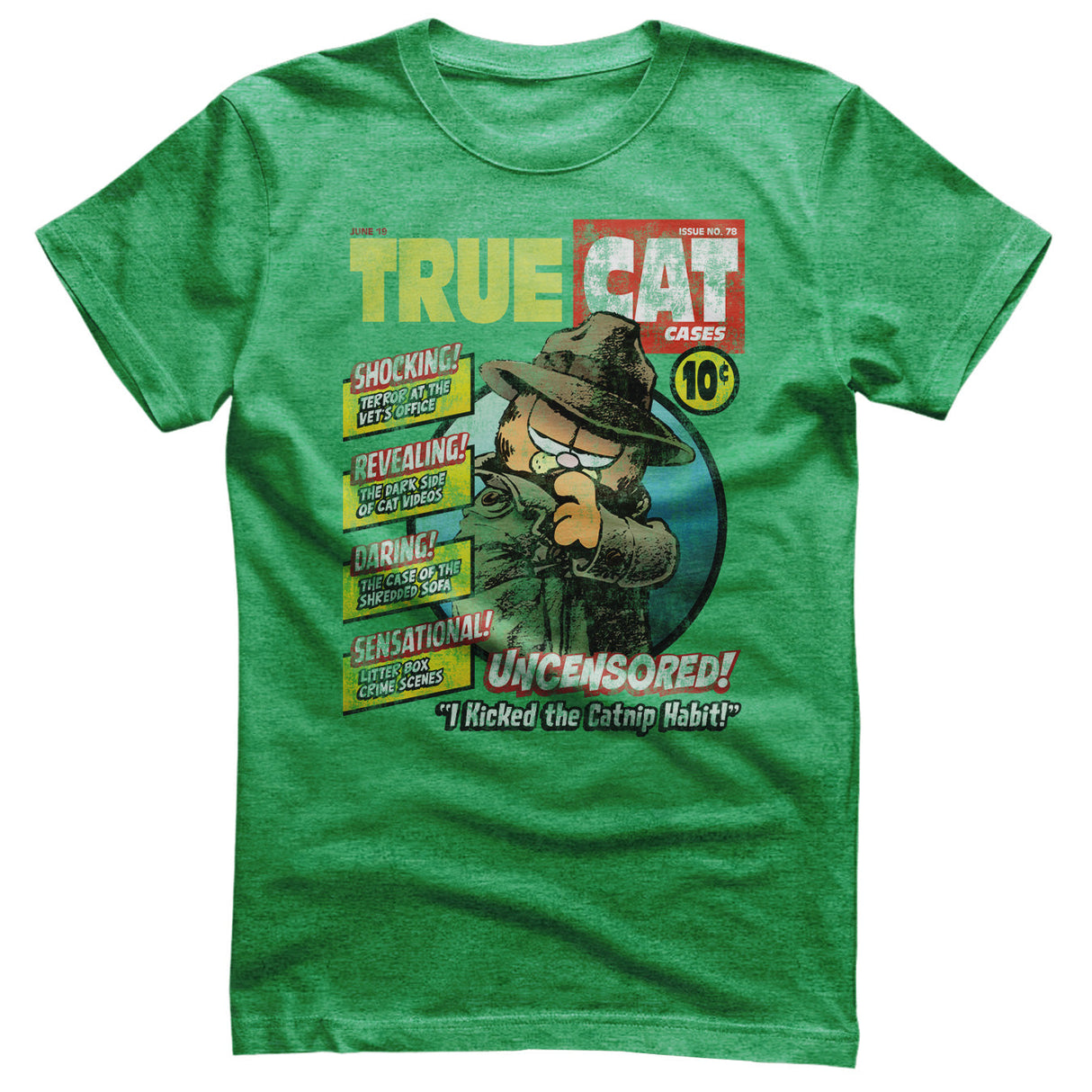 Garfield - True Cat Cases Cover Mens T-Shirt