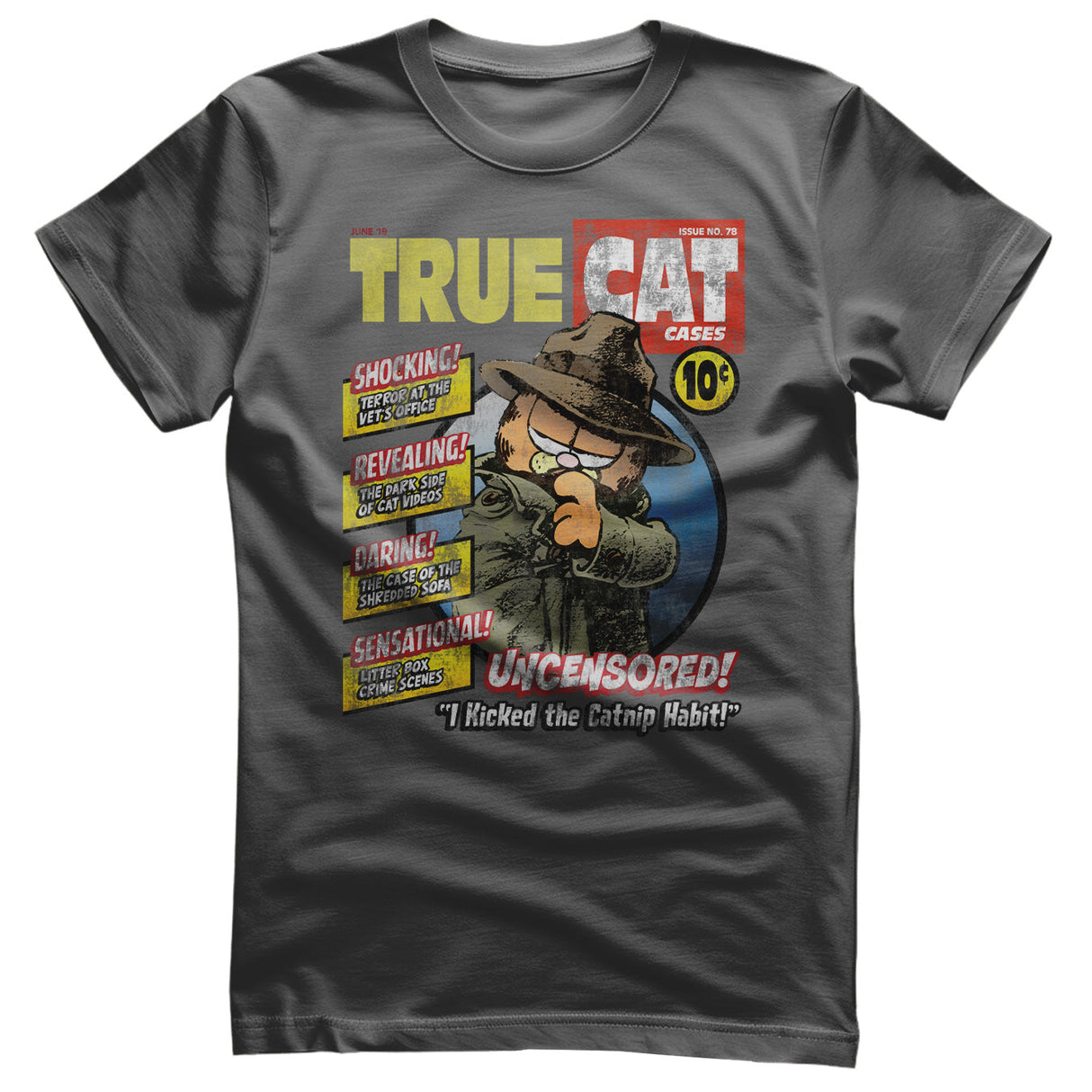 Garfield - True Cat Cases Cover Mens T-Shirt