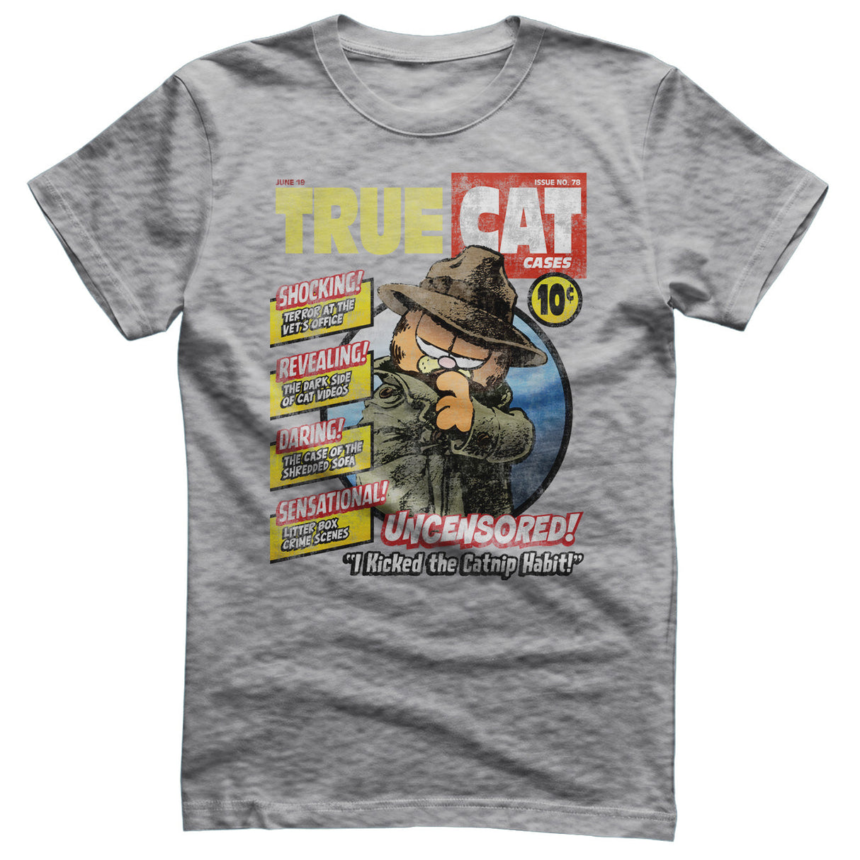 Garfield - True Cat Cases Cover Mens T-Shirt