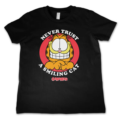 Garfield - Never Trust A Smiling Cat Kids T-Shirt