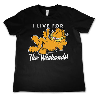 Garfield - Live for The Weekend Kids T-Shirt