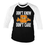 Garfield - Don't Know Baseball Long Sleeve T-Shirt