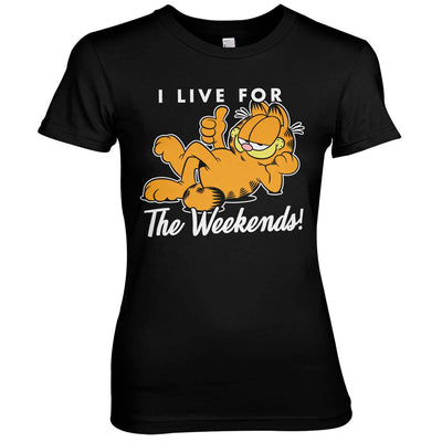 Garfield - Live for The Weekend Women T-Shirt