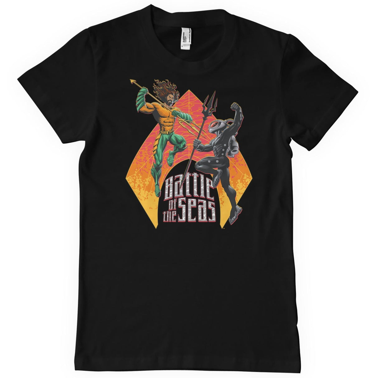 Aquaman - Battle Of The Seas T-Shirt showcasing - Battle Of The Seas design