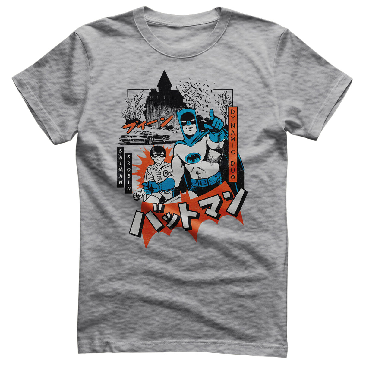 Batman - Dynamic Duo Manga Mens T-Shirt