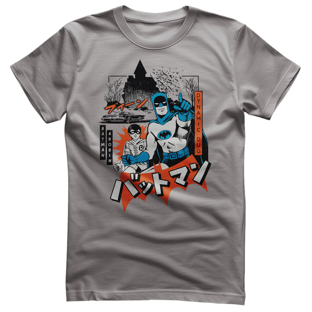 Batman - Dynamic Duo Manga Mens T-Shirt